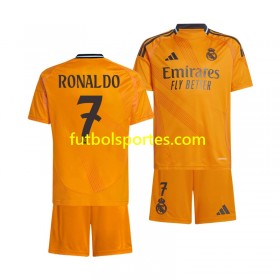 Camiseta Real Madrid Cristiano Ronaldo 7 Niño Segunda Equipación 2024/2025